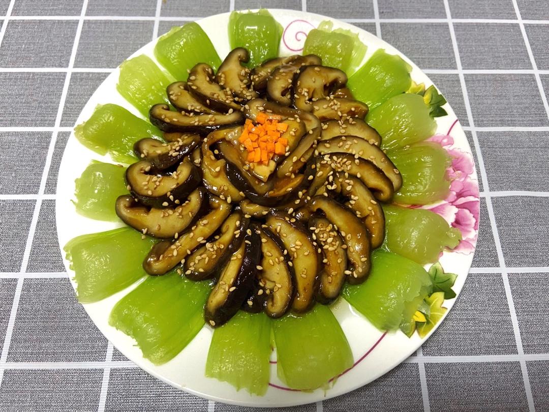 蚝油香菇油菜
