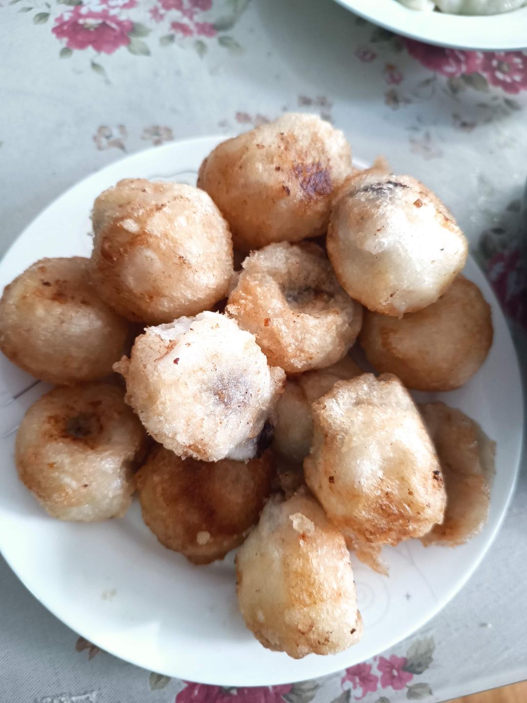 不崩油的炸元宵