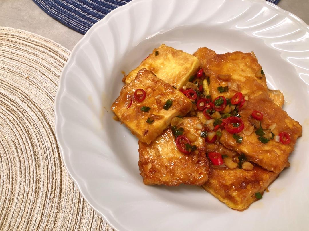 无敌好吃的香煎豆腐