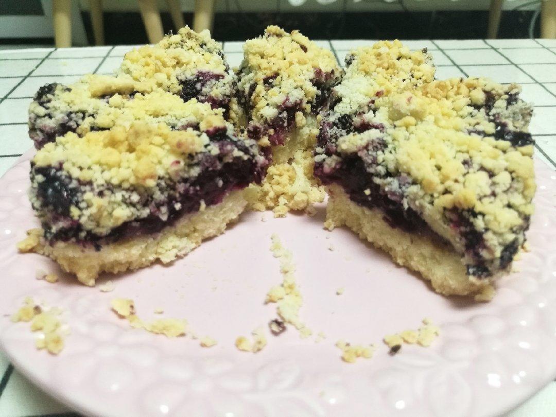 蓝莓酥粒小方块Blueberry Crumber Bars