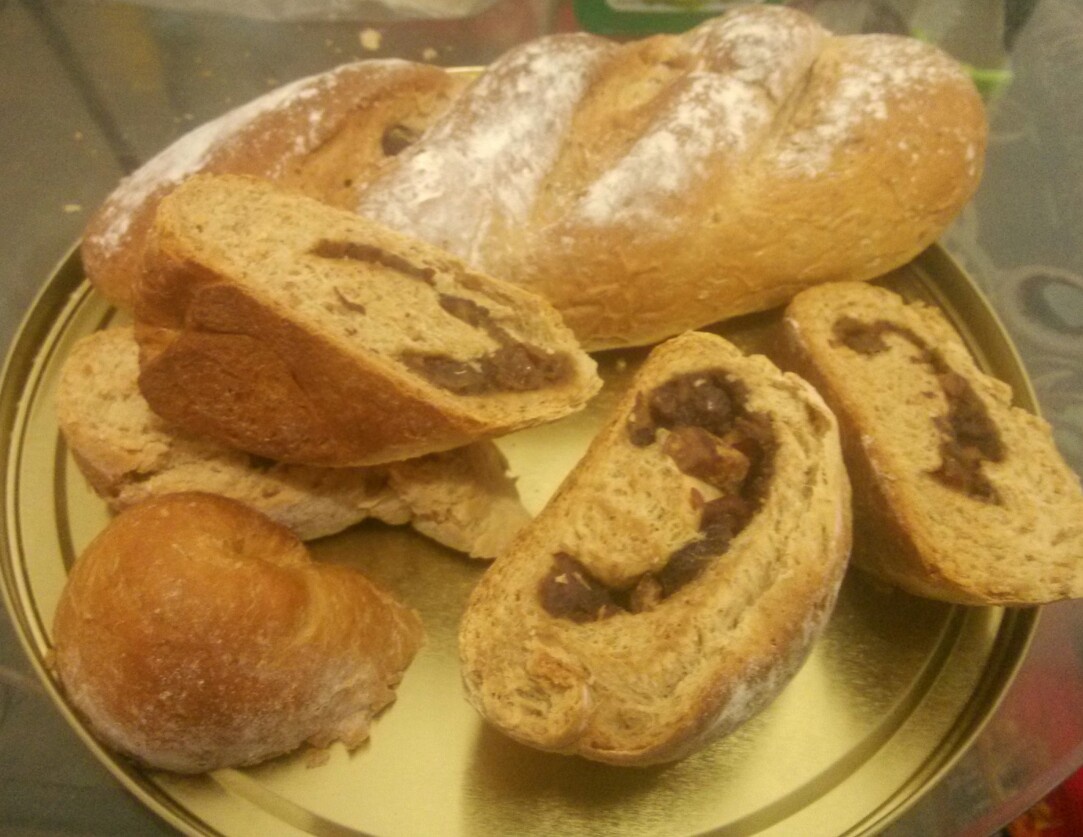 黑糖姜汁红枣桂圆养生面包（电饭锅版）