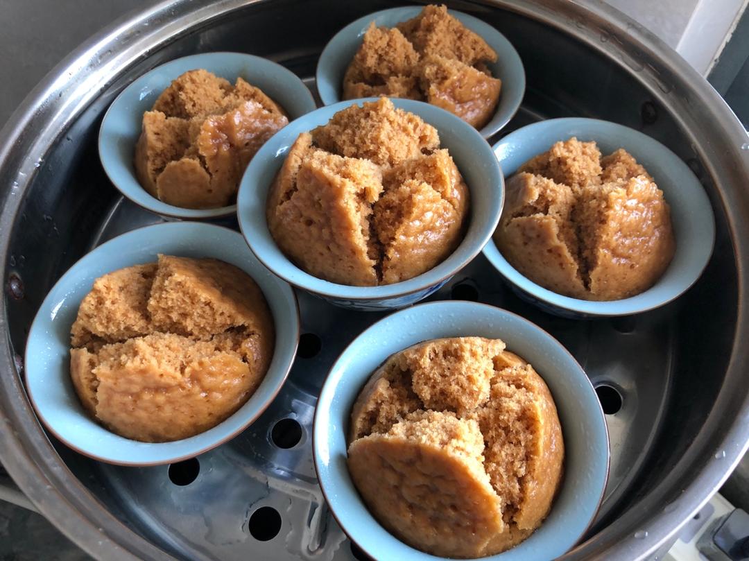 拖拖汐汐做的米发糕(碗糕)