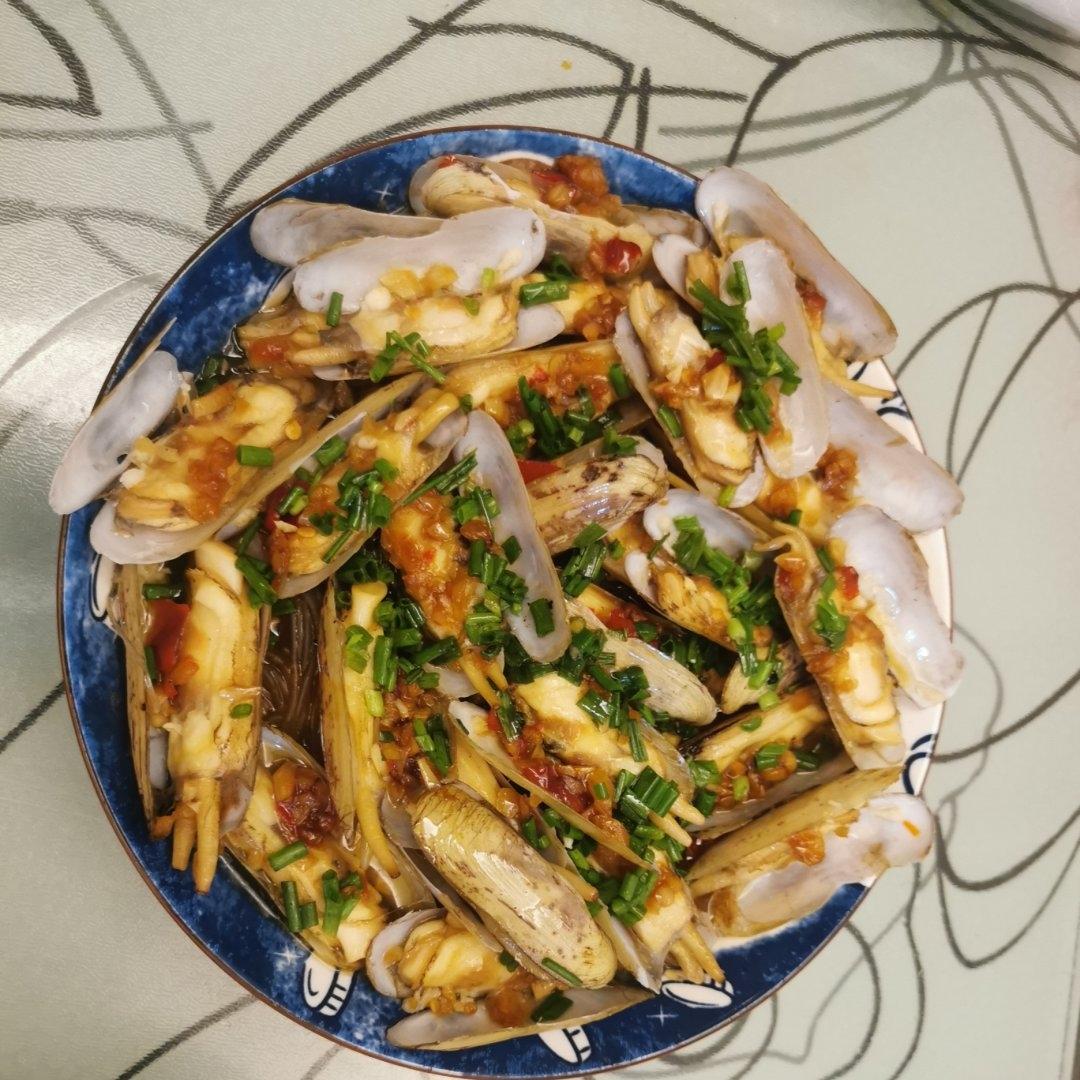 蒜蓉粉丝蛏子