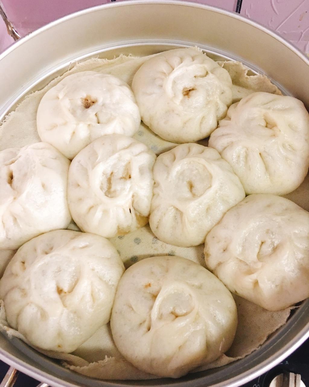 猪肉包子（附视频。一次性发酵。）