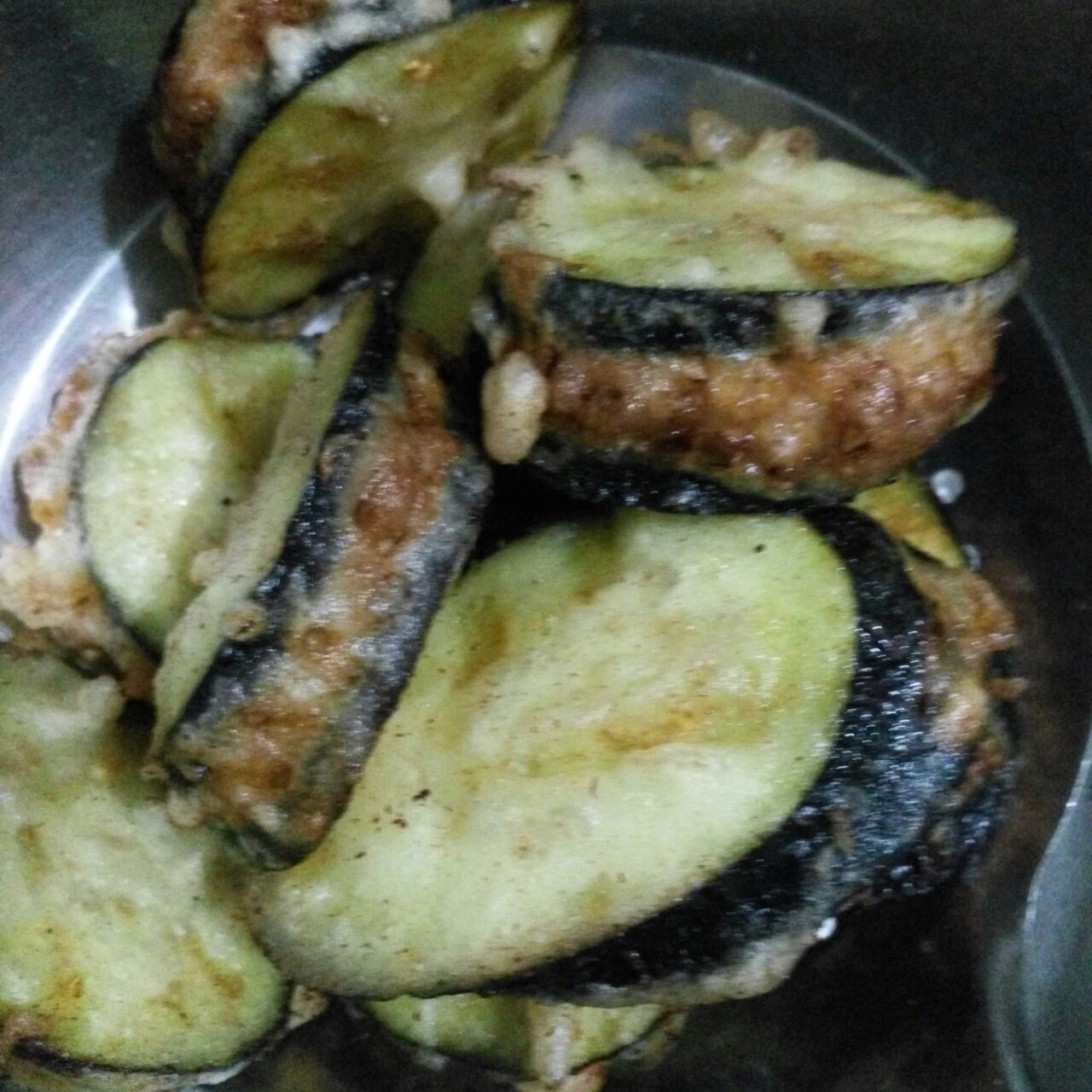 香炸茄盒-家乡的味道 Stuffed Fried Eggplant with Pork