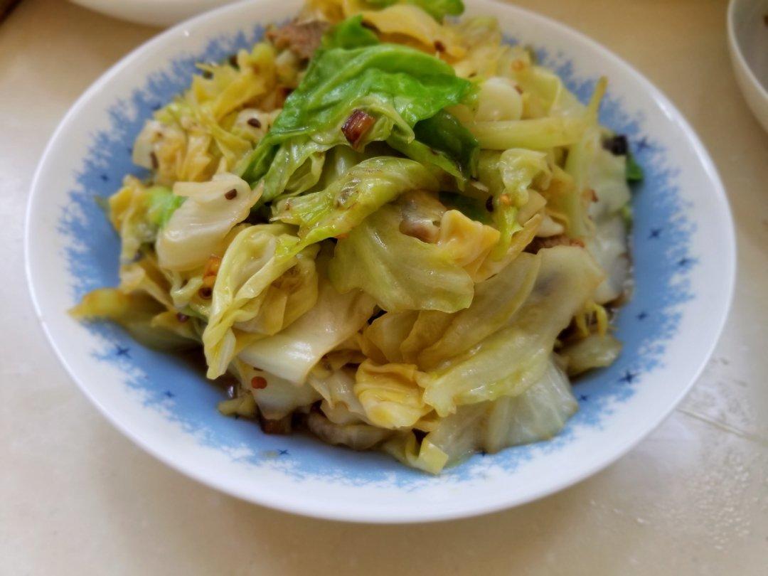 手撕包菜-辣椒籽爆香版