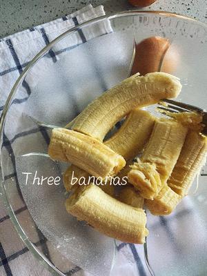 香蕉荞麦面包｜低油低糖全麦健康快手烘焙的做法 步骤1