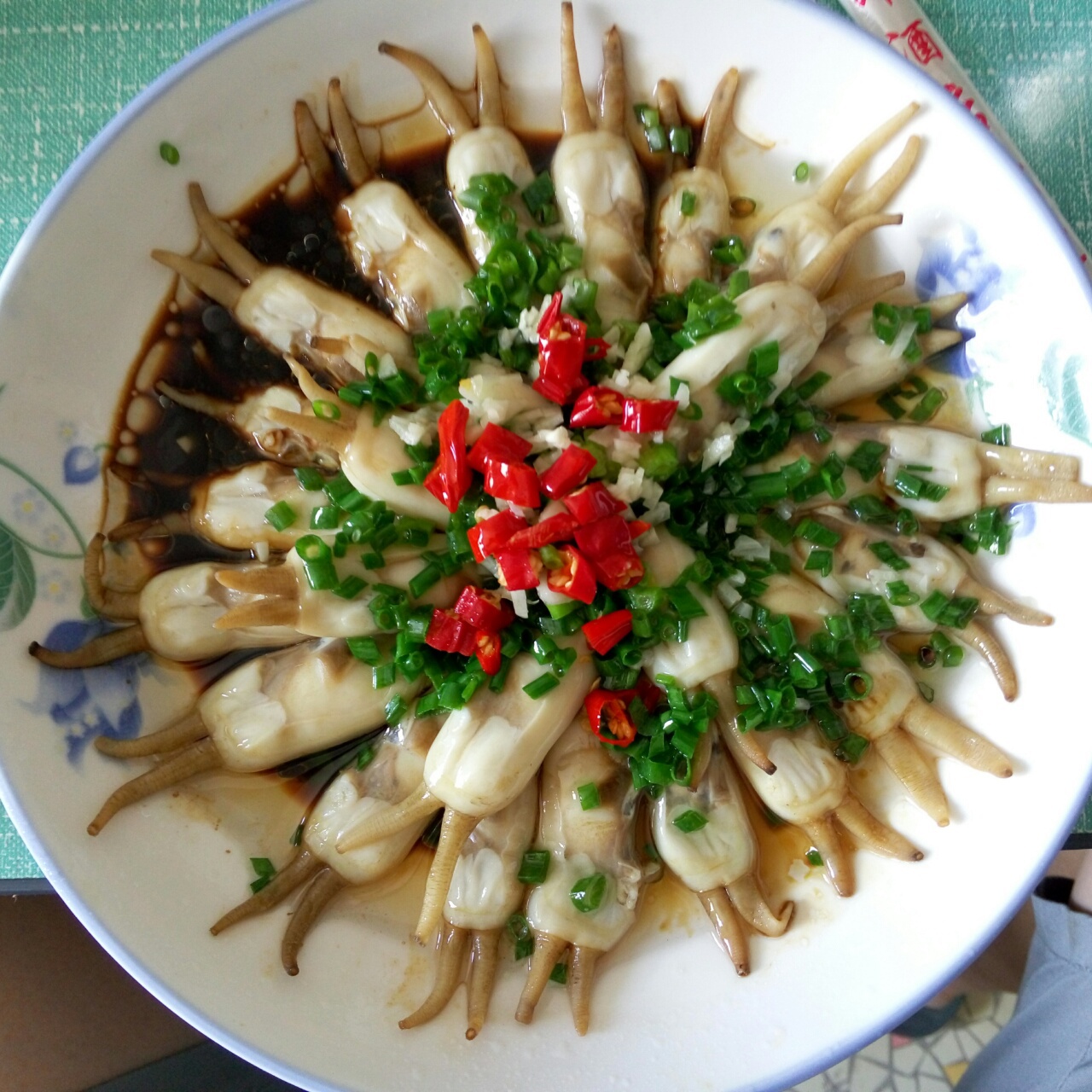 葱油蛏子
