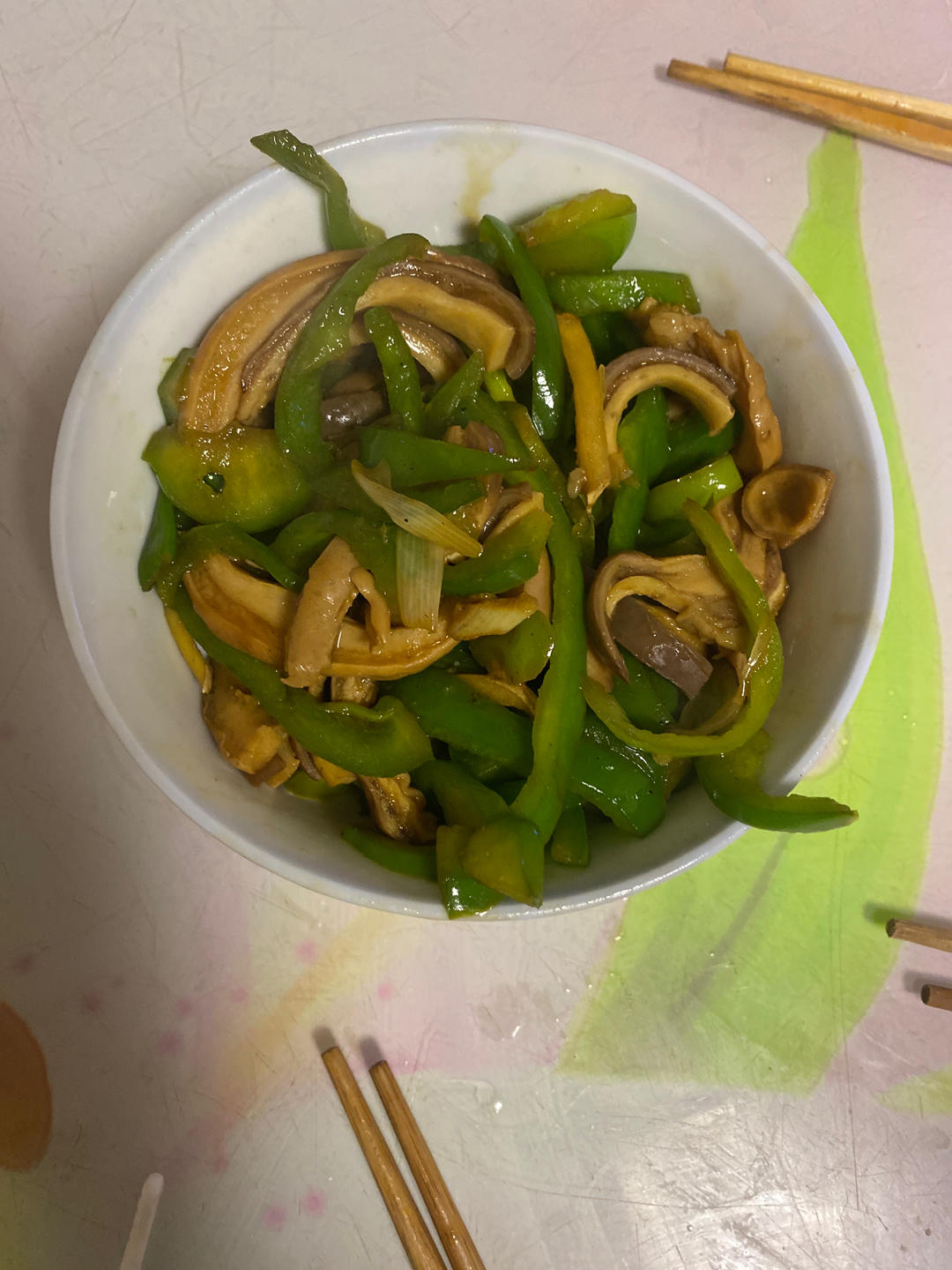 青椒炒猪肚
