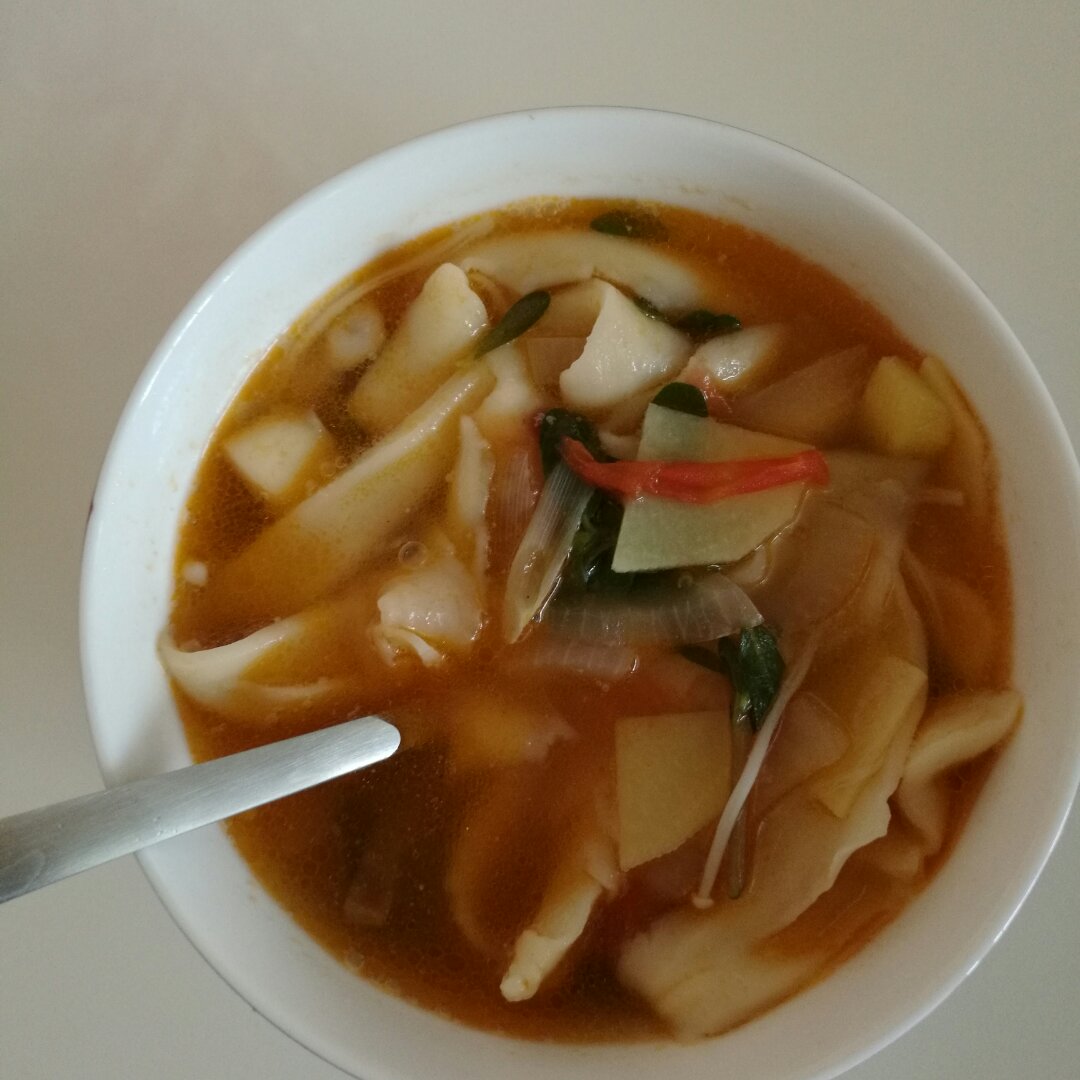 新疆汤饭（揪片子）附揪面片图解