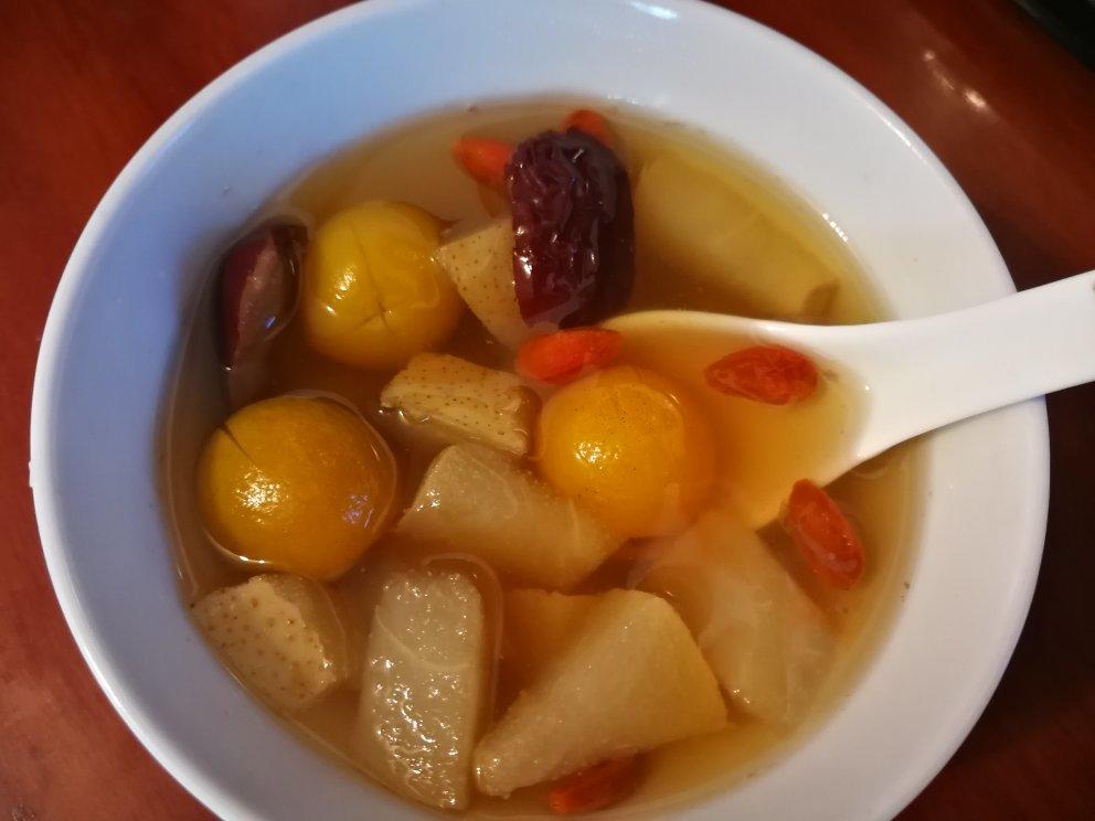 金桔雪梨汤