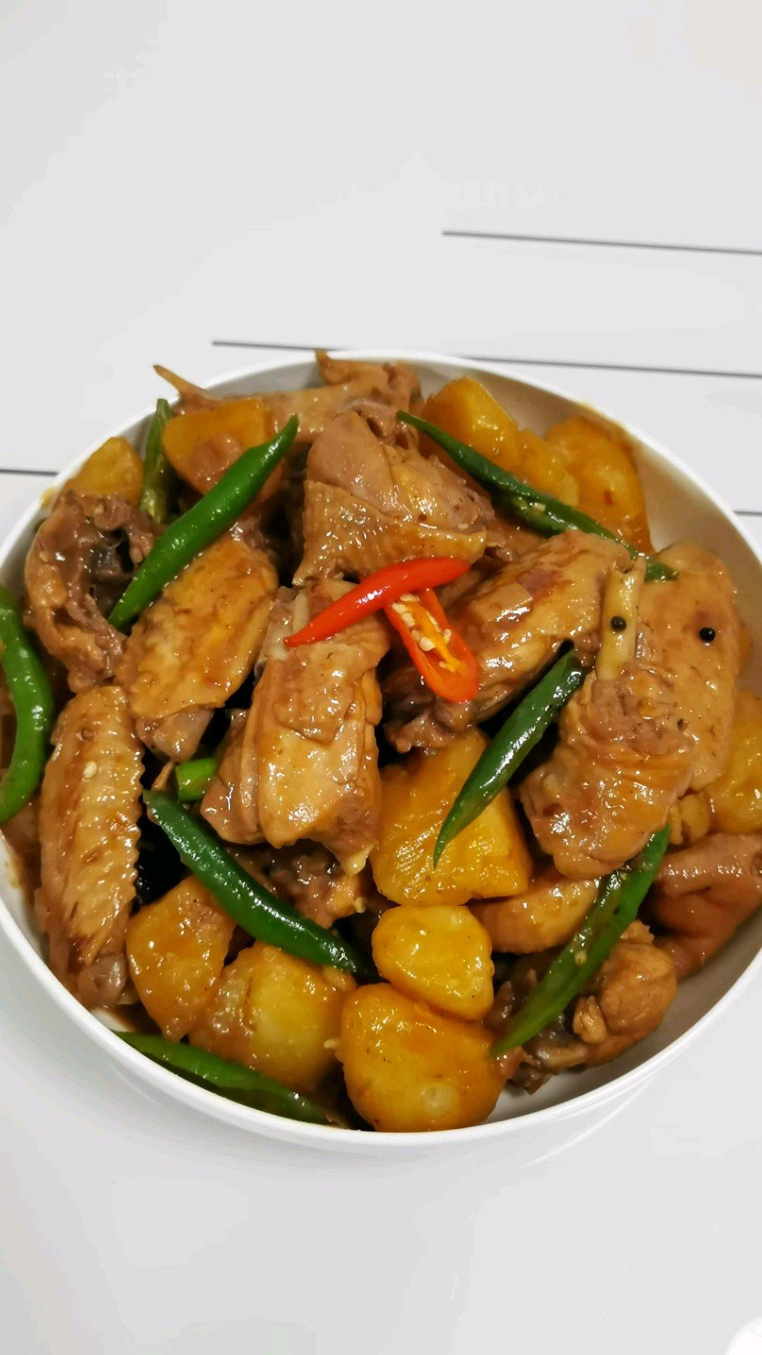 家常大盘鸡的做法