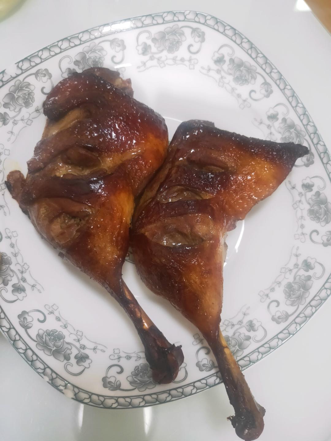 巨满足蜜汁烤鸭腿（鸡腿也可）