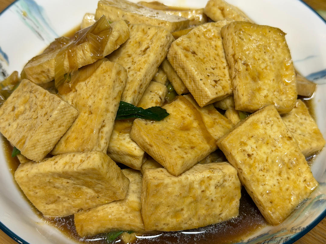 葱烧豆腐