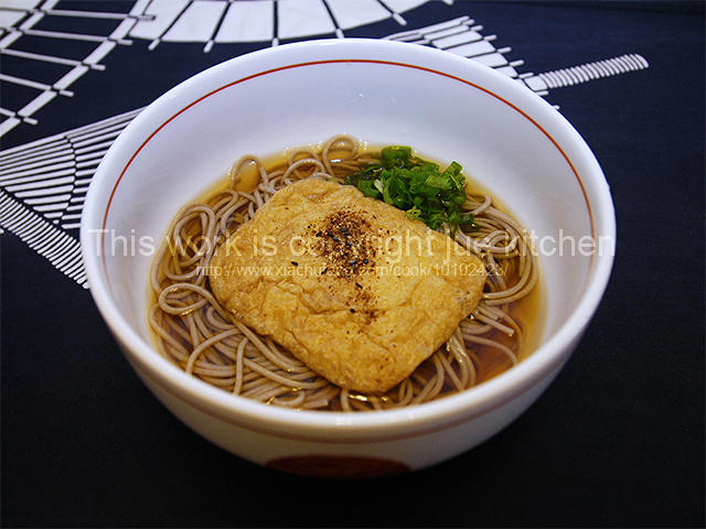 日式油豆腐荞麦面的做法