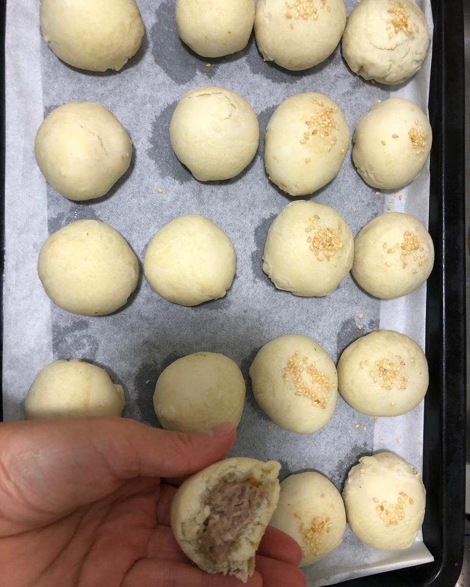 酥皮鲜肉月饼～酥的掉渣