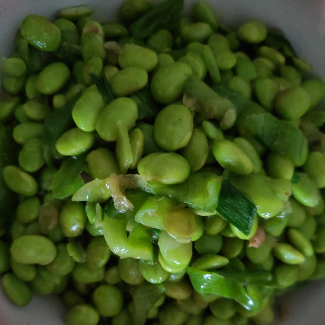 清炒毛豆