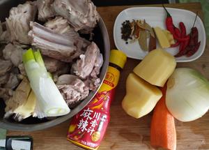 麻辣羊排蝎子锅——豪吉麻辣川香汁的做法 步骤4