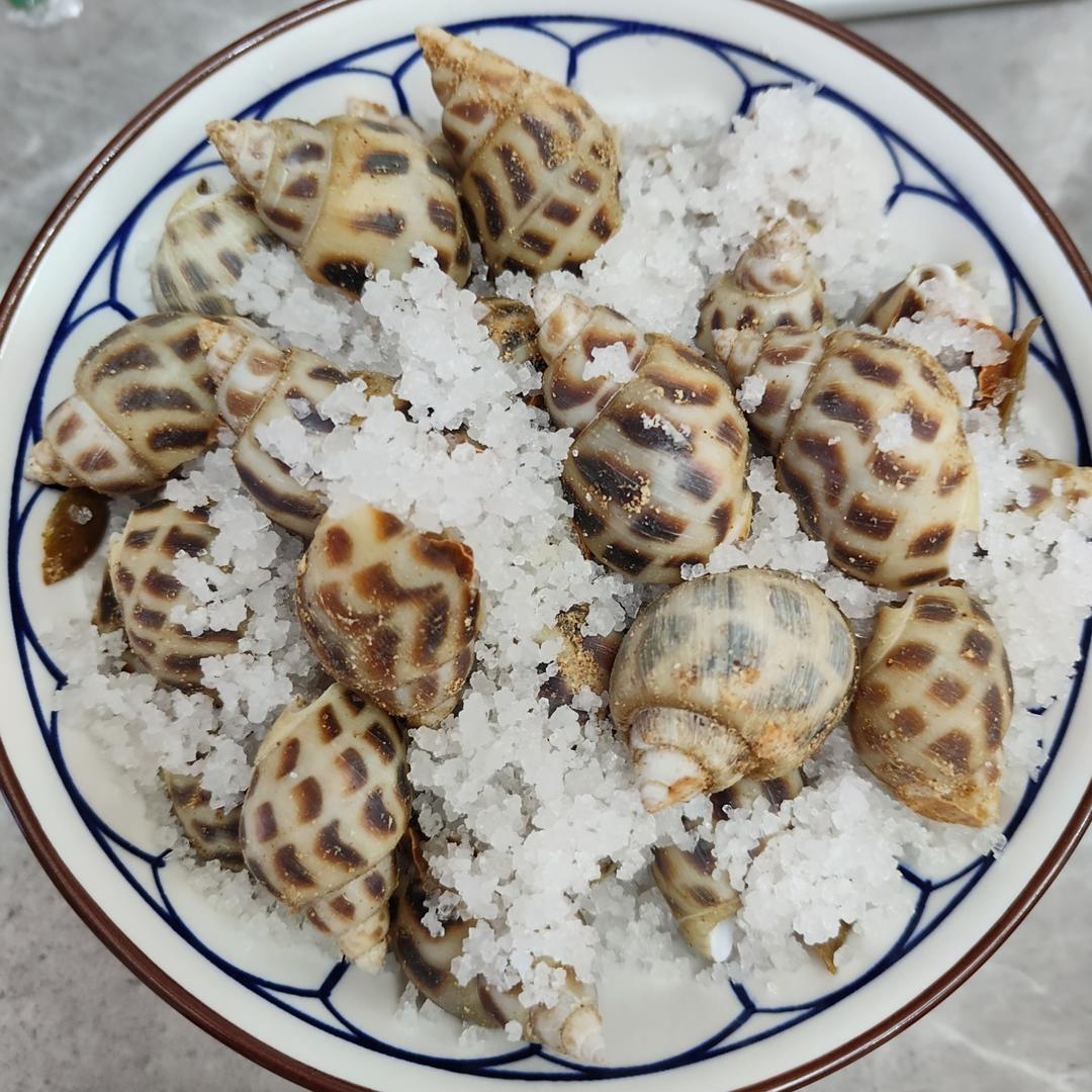 只要6分钟搞定的盐焗花螺