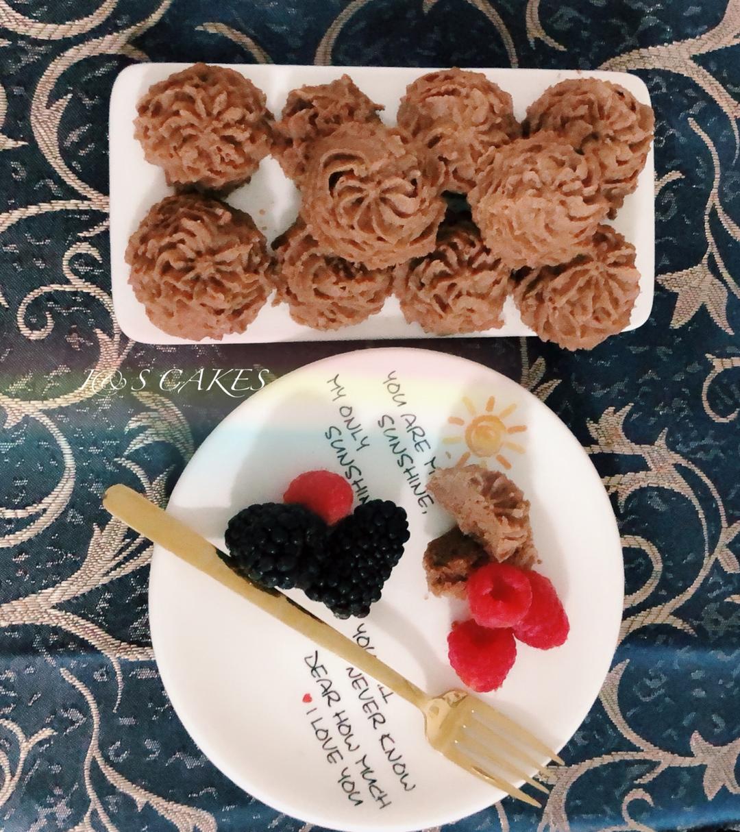 (珍妮曲奇+网红曲奇)咖啡小花配方/烘焙视频饼干篇2