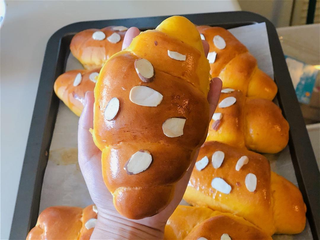 双倍南瓜🎃夹馅吐司，超软超浓郁！（波兰种）