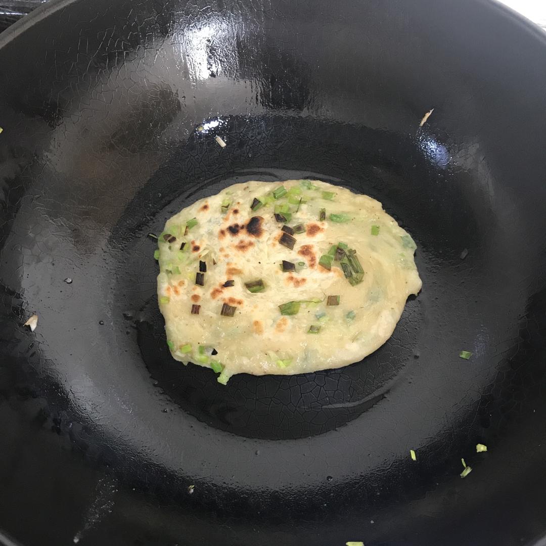 葱花手抓饼