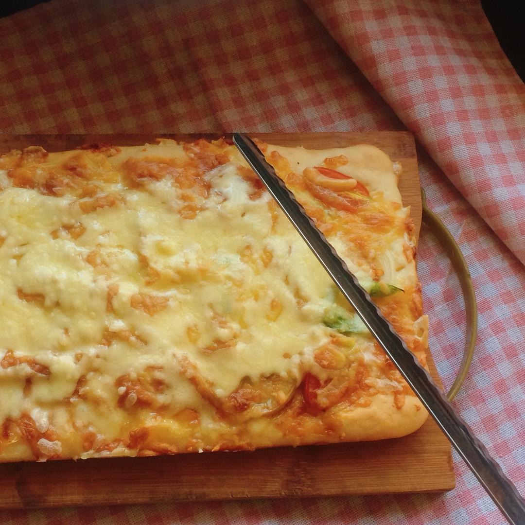 自制厚底披萨面饼