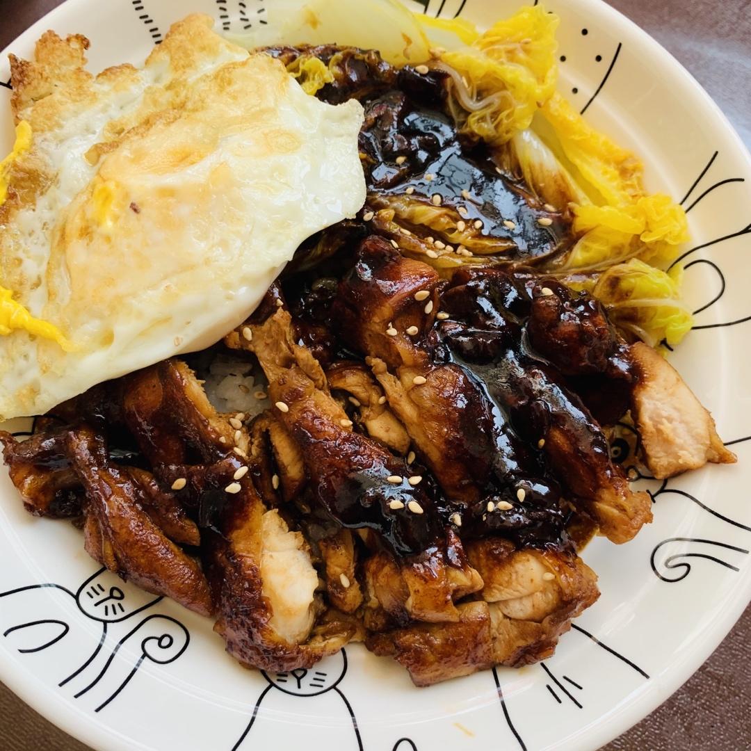 照烧鸡腿饭