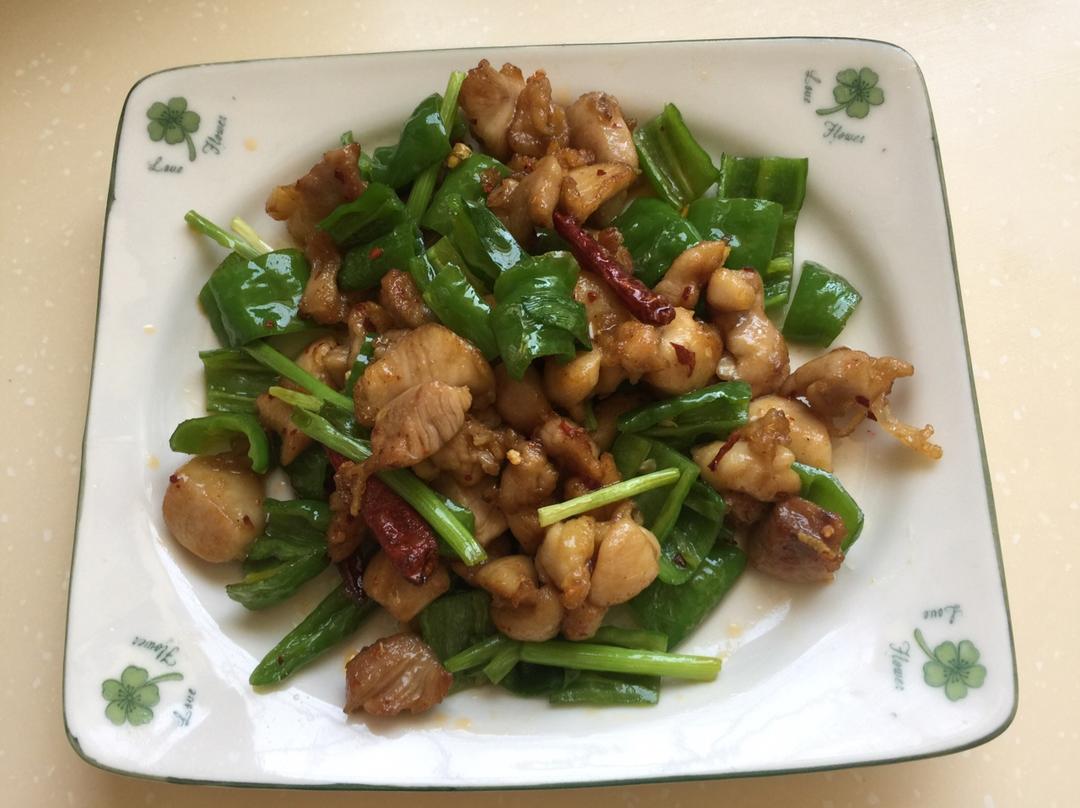 青椒炒鸡腿肉（大厨级别）