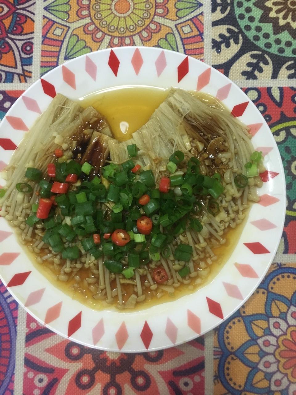 蚝油金针菇