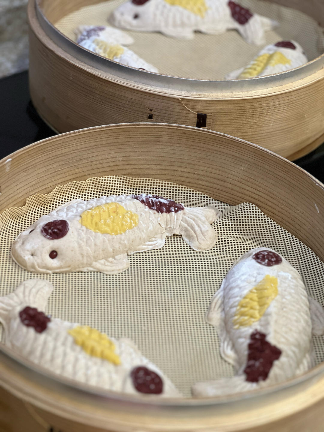 过年吉祥鱼馒头