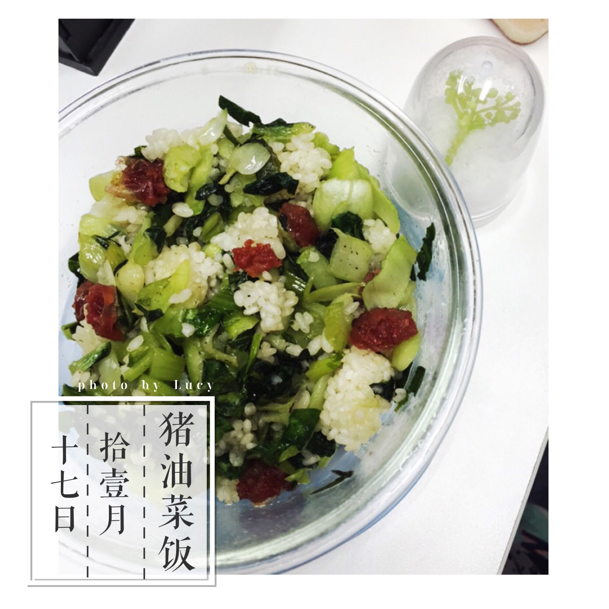 灵魂猪油菜饭（炒饭版）