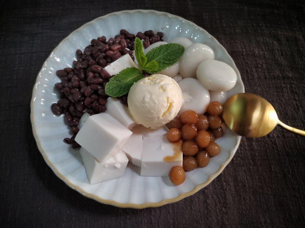 白玉奶茶冻