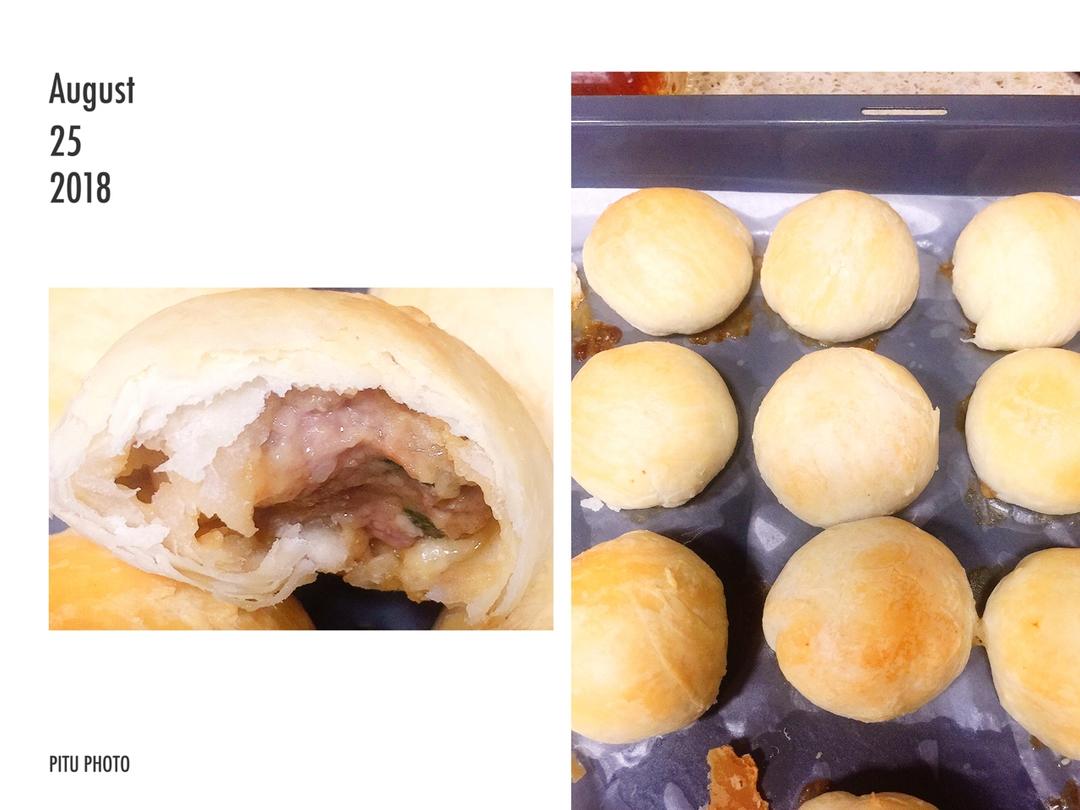 泳式鲜肉榨菜月饼