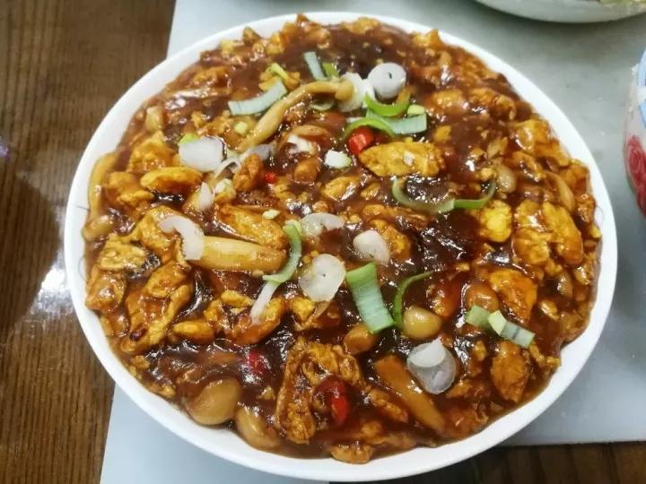 糖醋蛋炒白玉菇