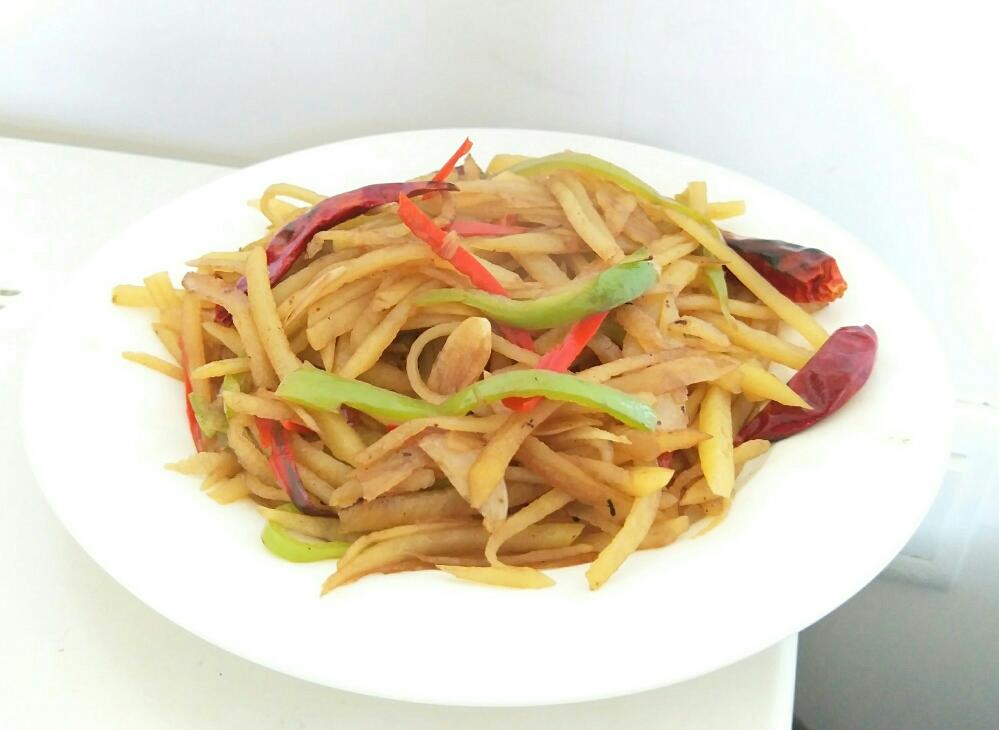 酸辣土豆丝的做法