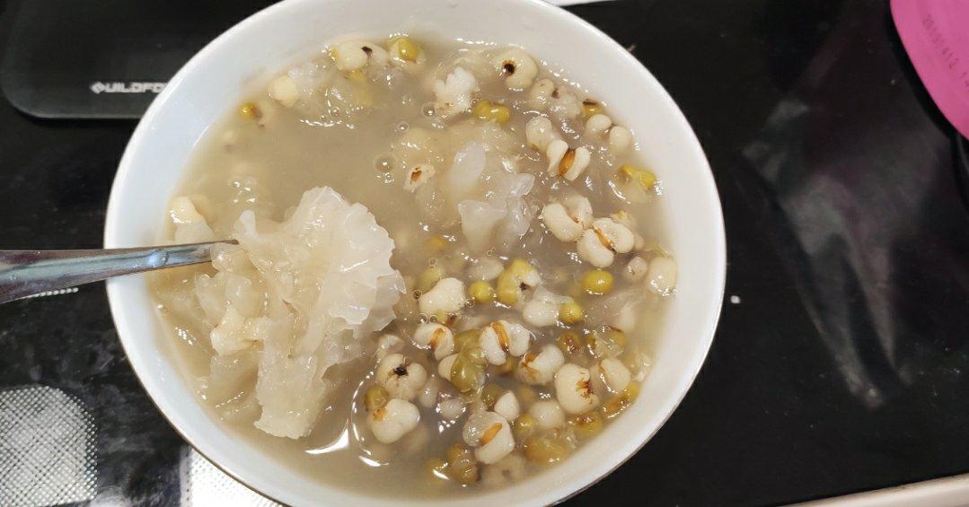 薏仁绿豆粥、汤、浆