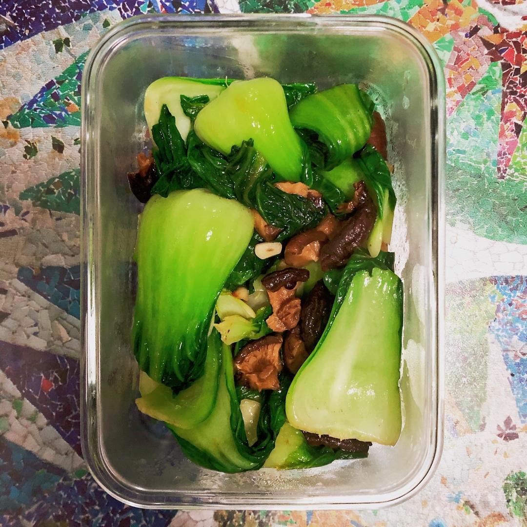 上海青爆炒香菇