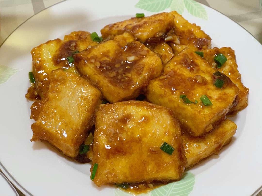无敌好吃的香煎豆腐