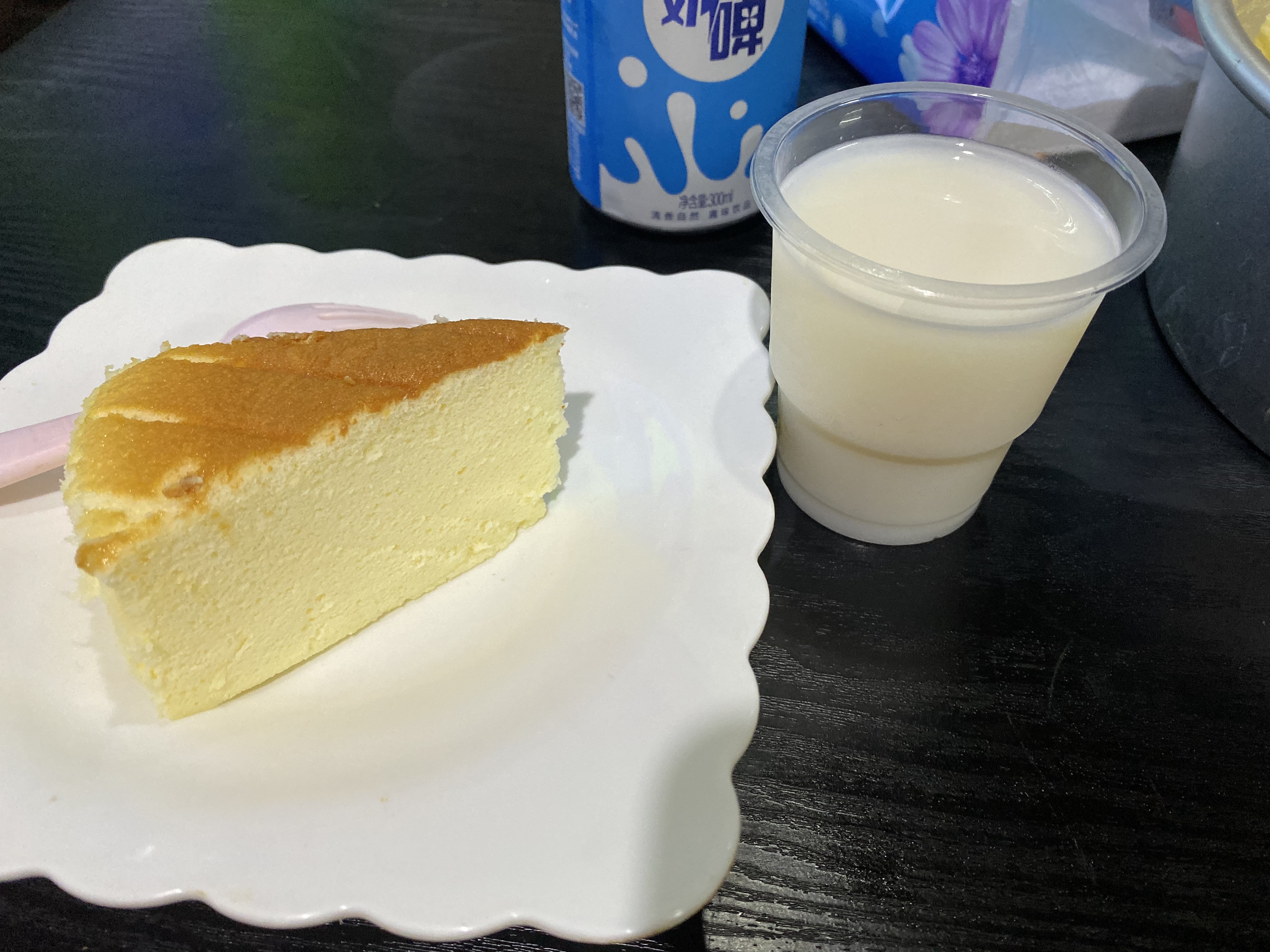 超简单懒人酸奶蛋糕(简易版烤箱/电饭锅)的做法 步骤16