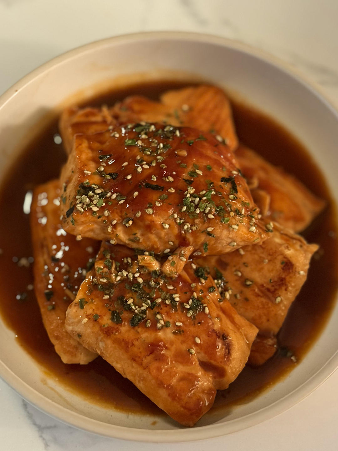 酱汁三文鱼【宝宝辅食】