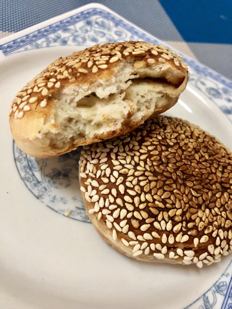 老北京芝麻烧饼（烤箱版）