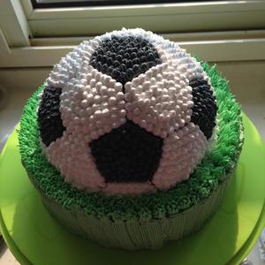 足球蛋糕的做法 步骤10