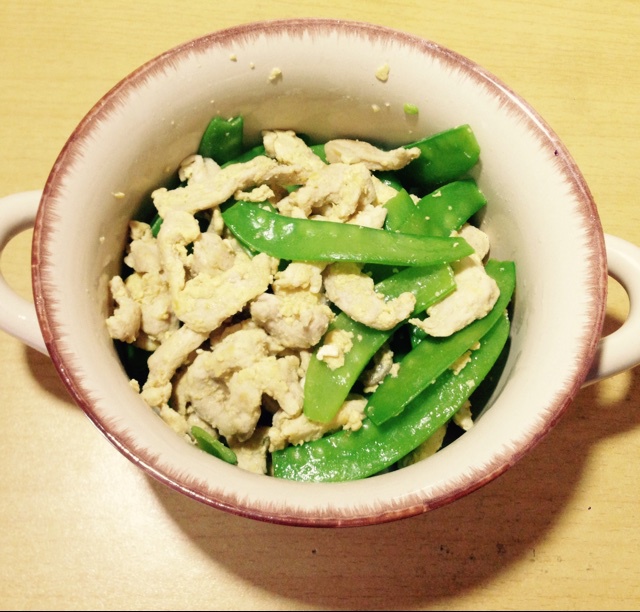荷兰豆炒肉