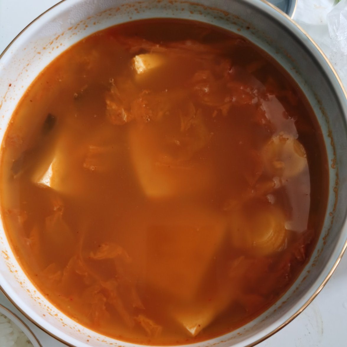 韩式泡菜汤（김치찌개 ）