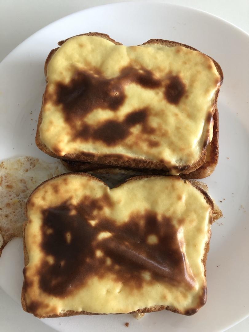 乳酪烤吐司片（十分钟早餐）
