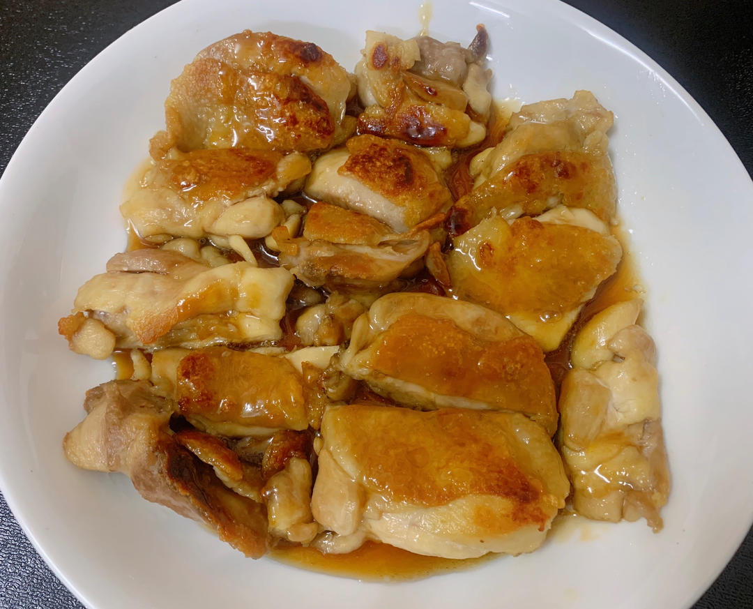 蒜香蜜汁鸡扒