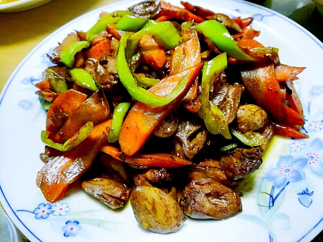 辣炒鸡心