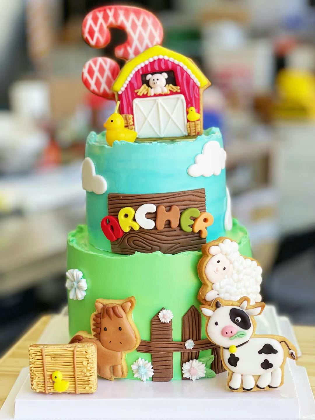 农场主题蛋糕的做法