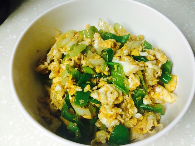 大葱炒鸡蛋